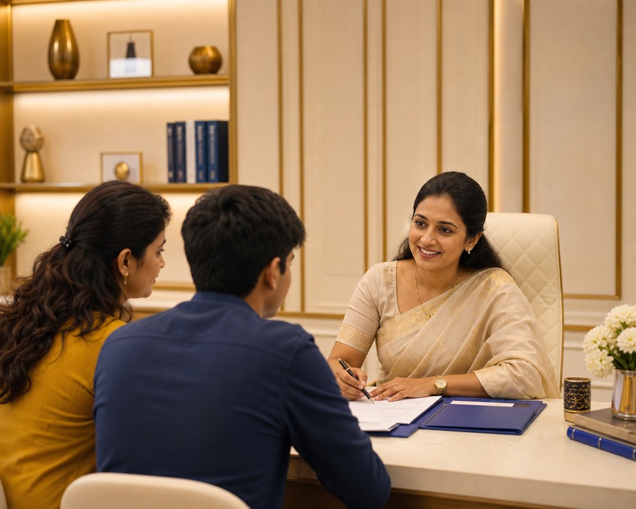 Linga Academy counsellor consultation desk